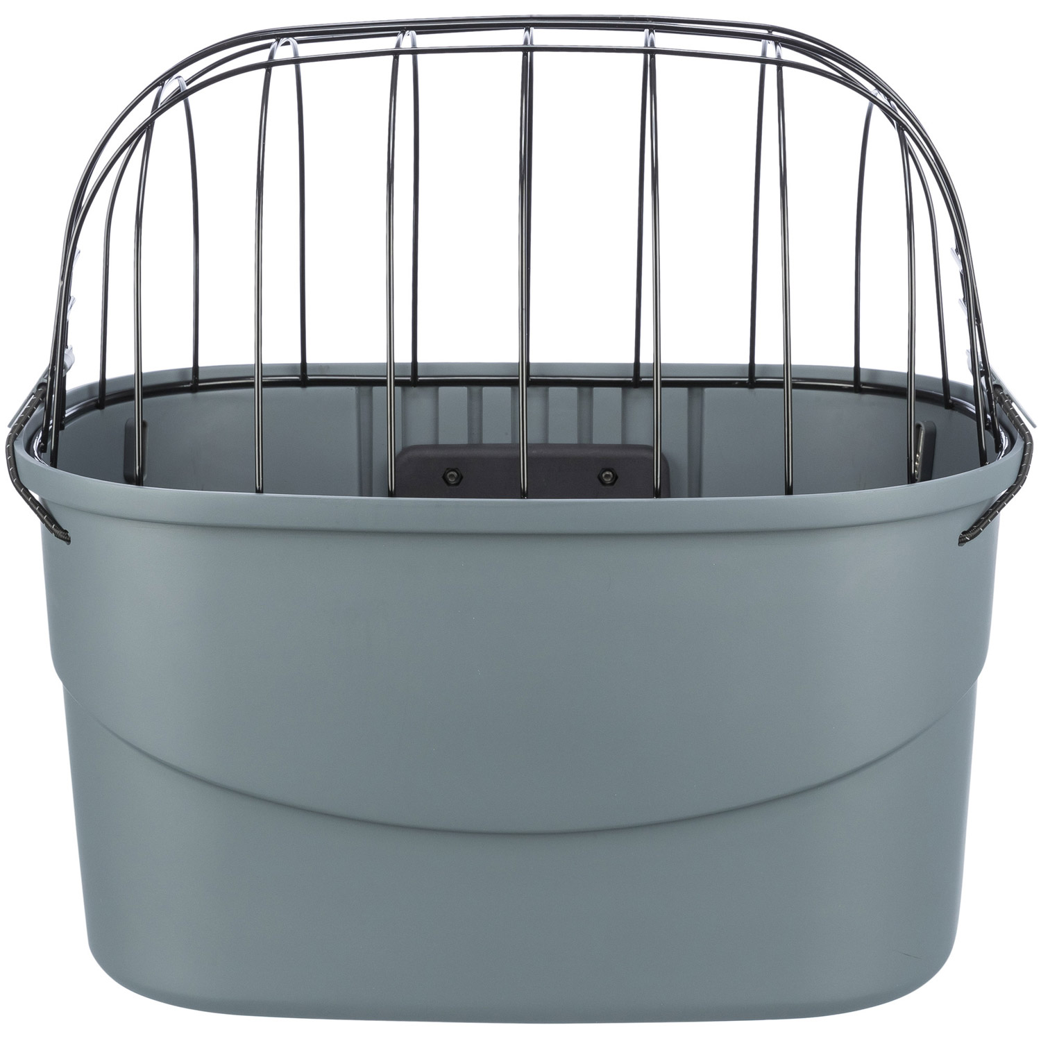 Cesta para Bicicleta, Gris, 42 × 39 × 30 cm - Imagen 3