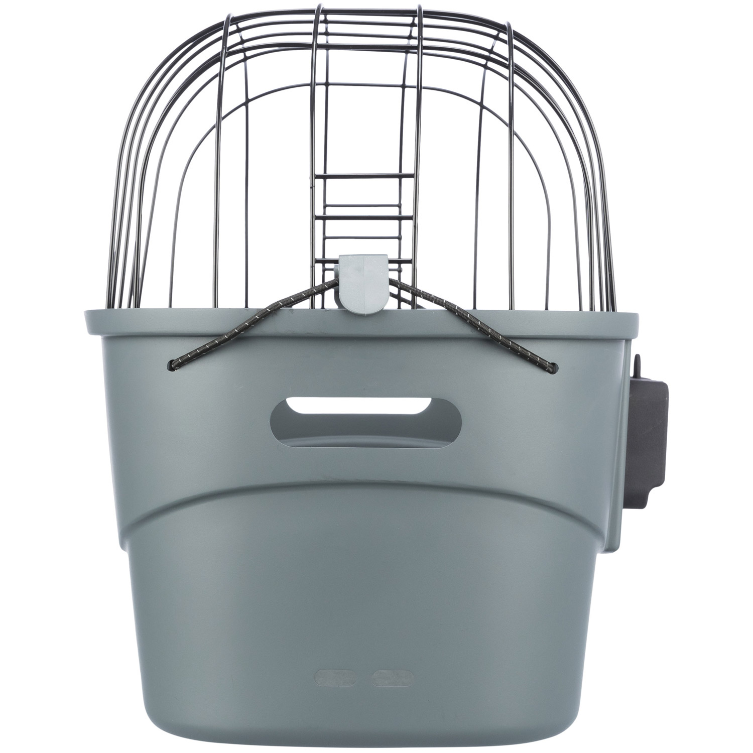 Cesta para Bicicleta, Gris, 42 × 39 × 30 cm - Imagen 4