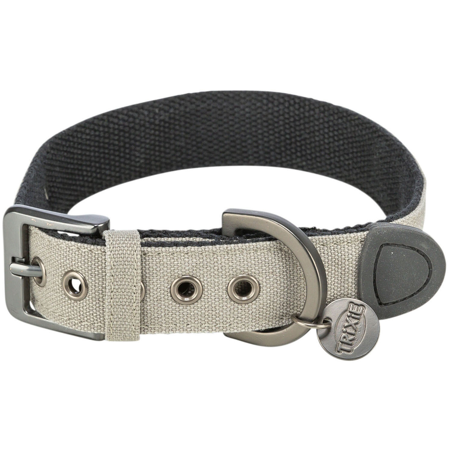 CityStyle Collar, extra ancho, XS–S, 25–32 cm/25 mm, Gris claro