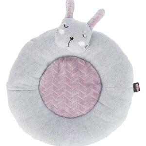 Colchoneta conejo JUNIOR, ø 40 cm, Gris Claro/Lila Claro