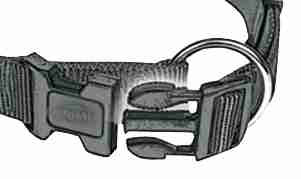 Collar Silver Reflect, XS-S, 22-35 cm/15 mm, Negro-Gris - Imagen 2
