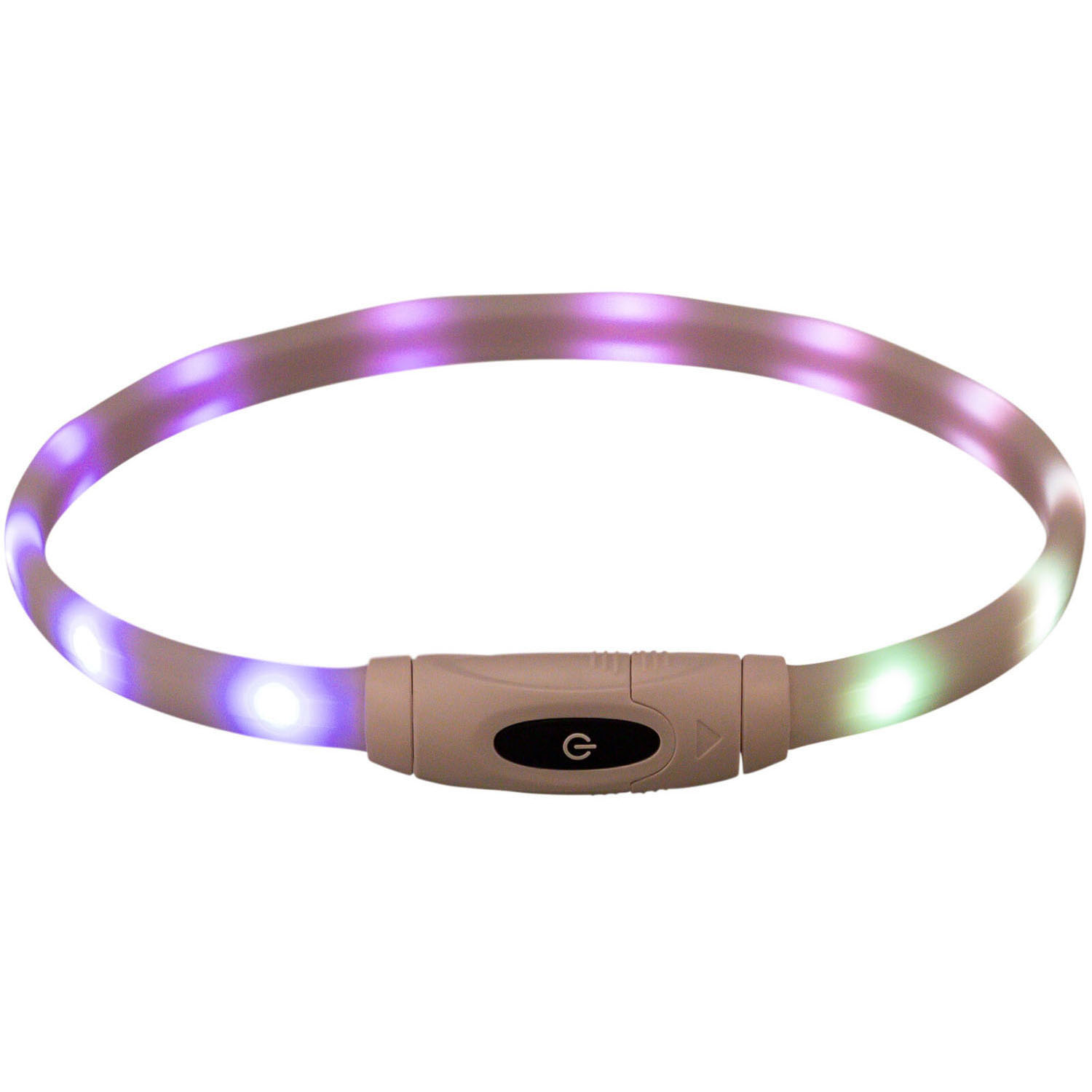 Collar de Aro Flash USB, XS–XL, 65 cm/16 mm, Multicolor - Imagen 3