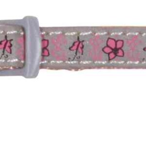 Collar gatitos JUNIOR, reflectante, motivos florales