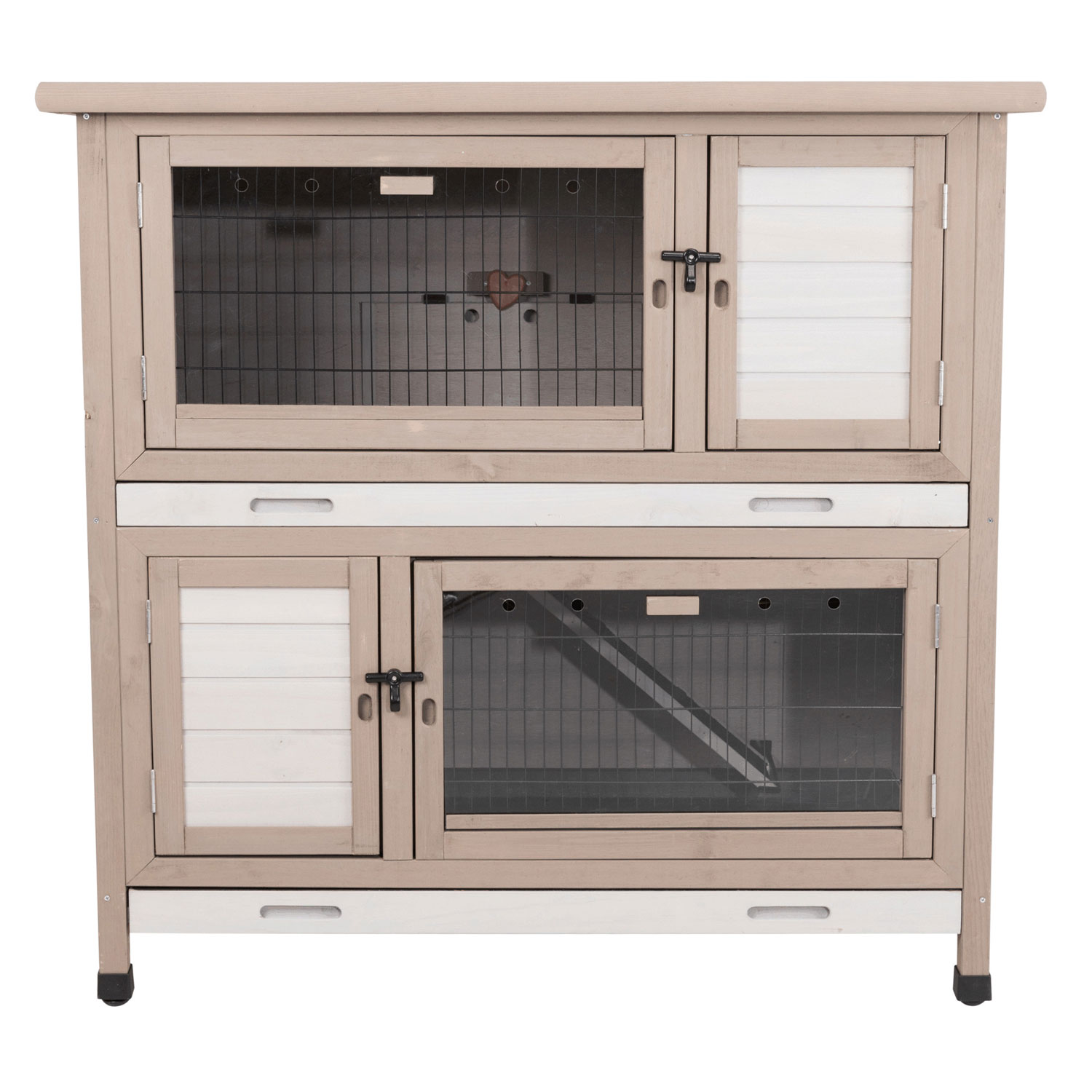 Conejera Natura con Aislante 116 × 113 × 65 cm, Gris