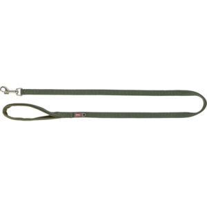 Correa Premium, XS–S, 1,20 m/15 mm, Oliva-Verde