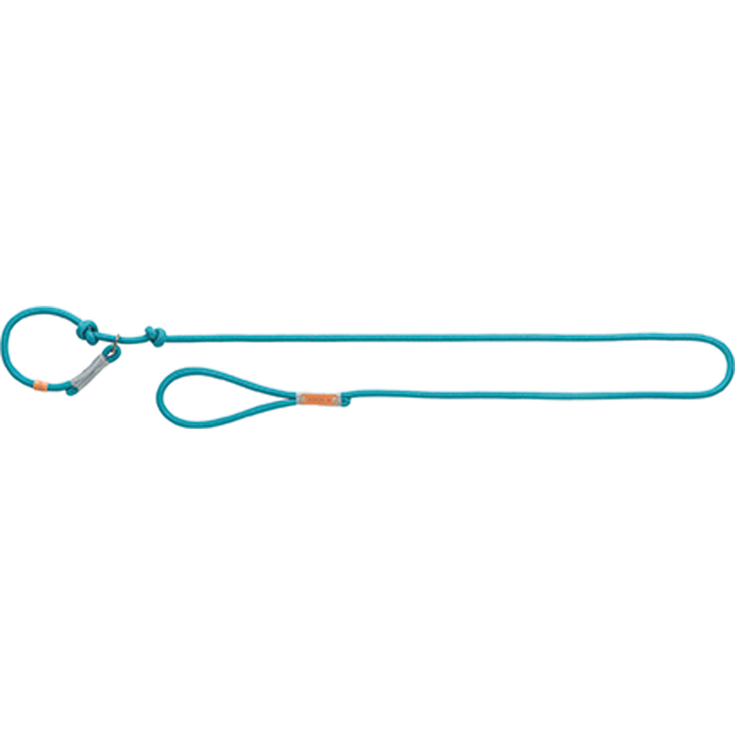 Correa Retriever BE NORDIC, S–M: 1.70 m/ø 8 mm, Petróleo/Petróleo Claro/Gris/Gris Claro