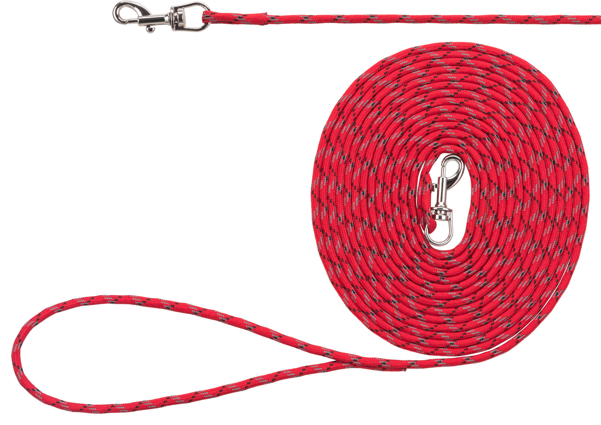 Correa de rastreo para cachorros JUNIOR, 4 m/ø 4 mm, Rojo