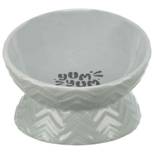 Cuenco elevado, cerámica, 0,35 l/ø 17 cm, Gris