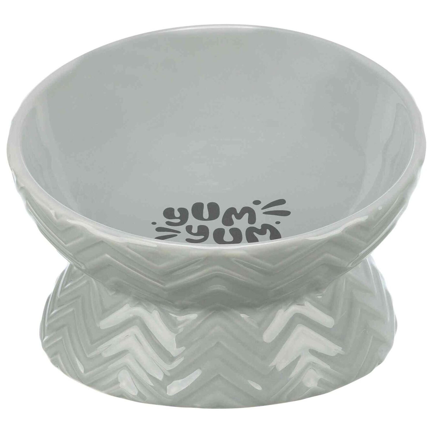 Cuenco elevado, cerámica, 0,35 l/ø 17 cm, Gris