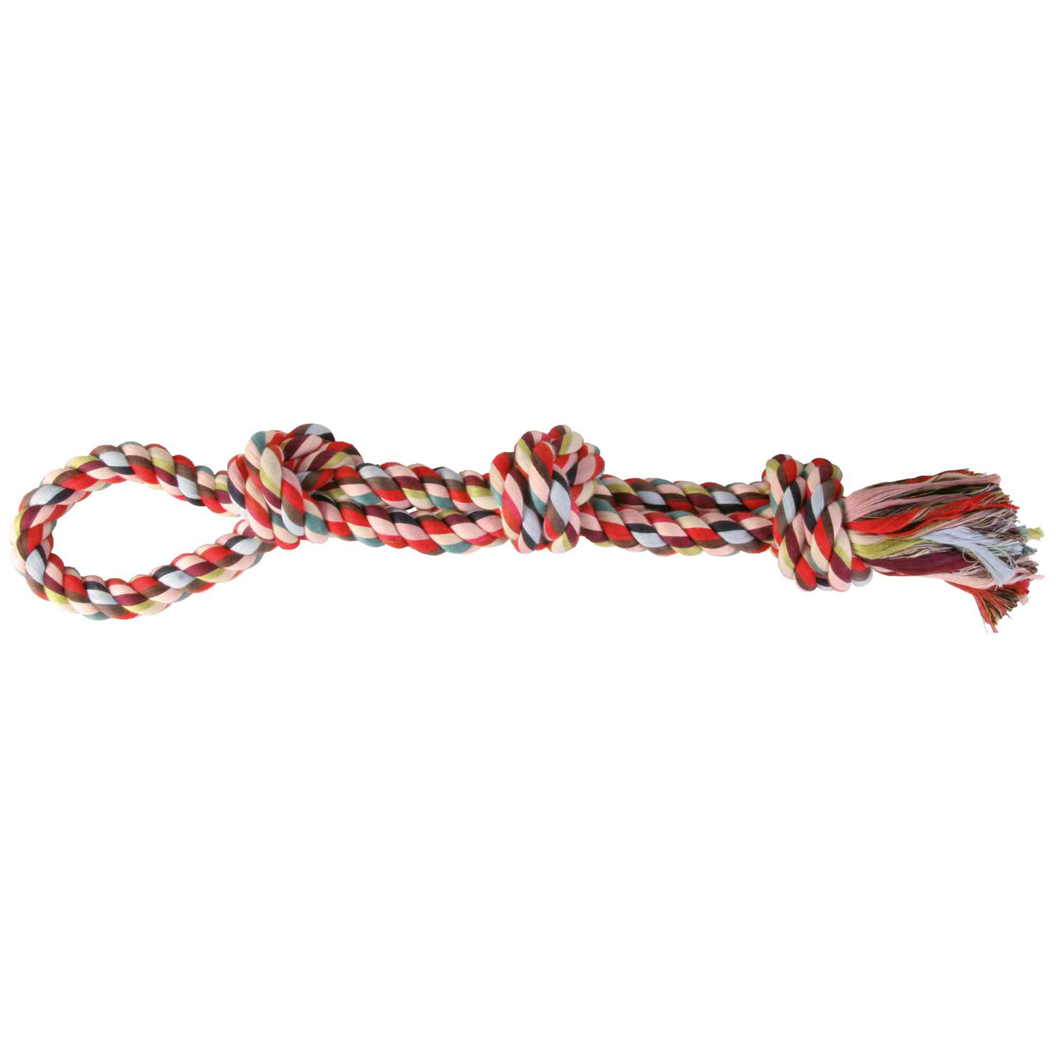 Cuerda de Juego, Algodón, Multicolor, Doble, 500 g, 60 cm - Imagen 2