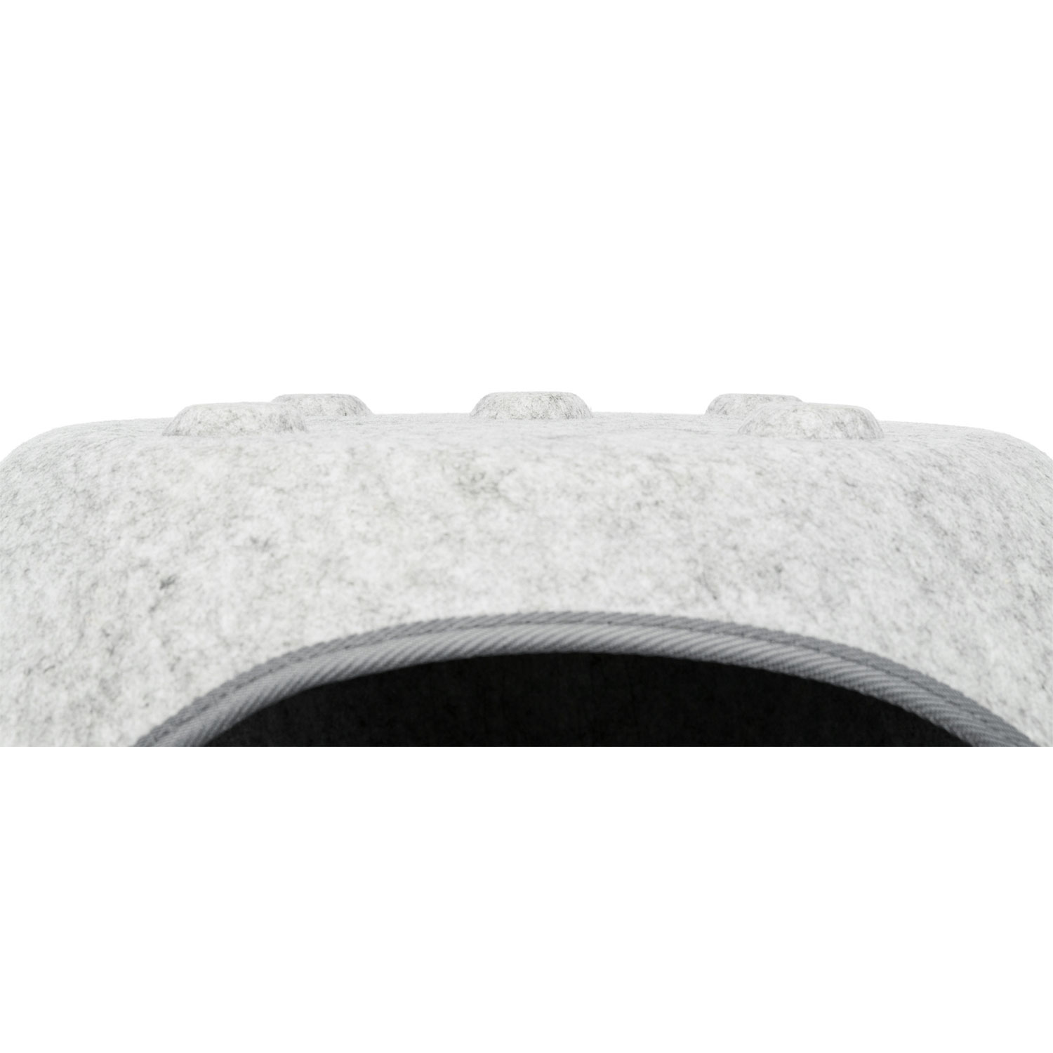 Cueva Suave Luna, Fieltro, 58×39×54 cm, Gris claro - Imagen 8
