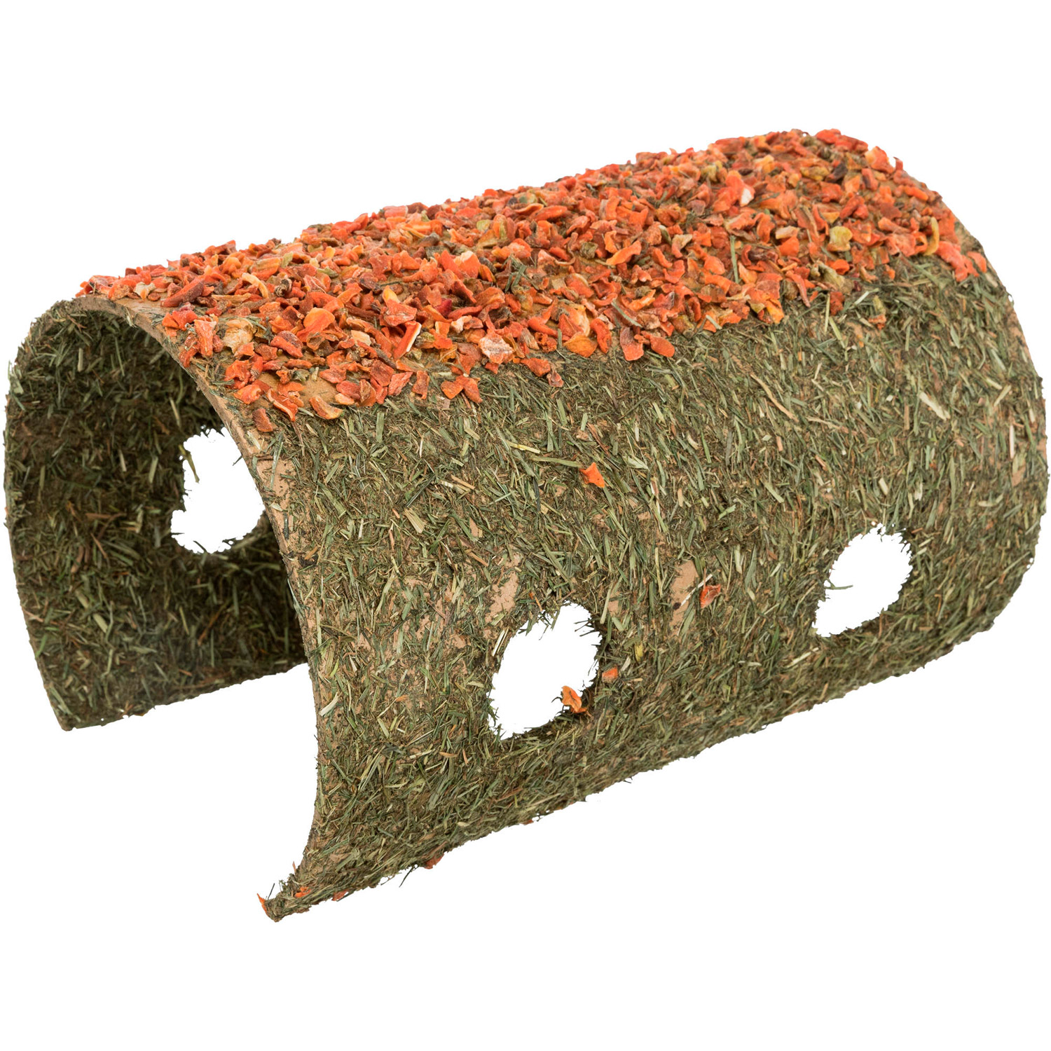 Cueva con zanahoria, fibra natural, 21 × 16 × 30 cm