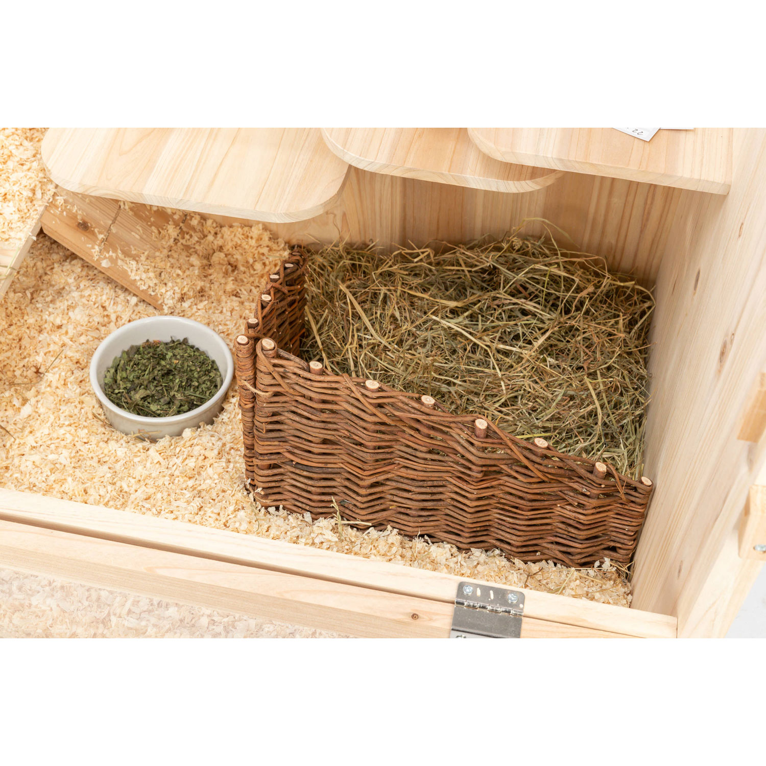 Elemento de esquina, hamsters, fibras de coco/sisal,hierbas de mar, pequeño
