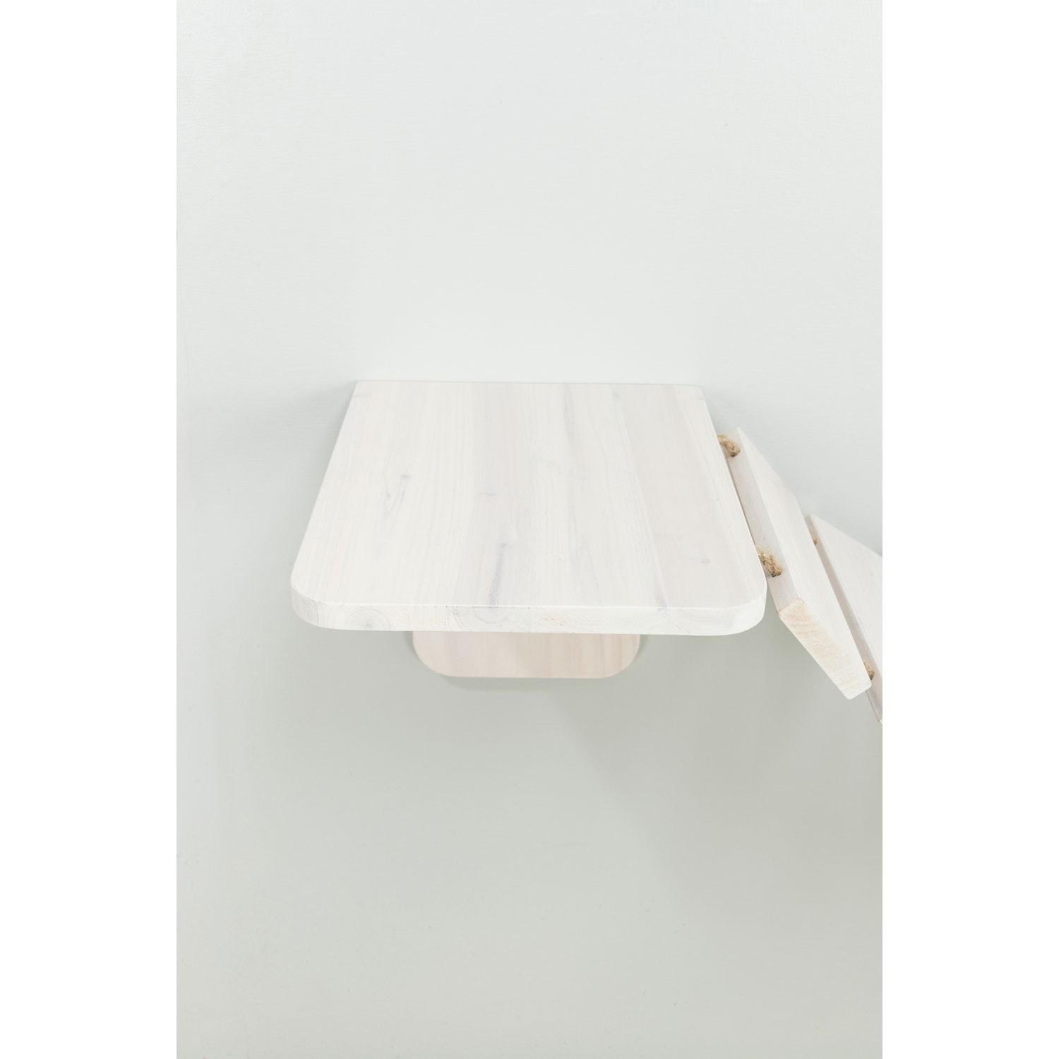 Escalera de Escalada para montar en la pared, 150 × 30 cm, Blanco - Imagen 3