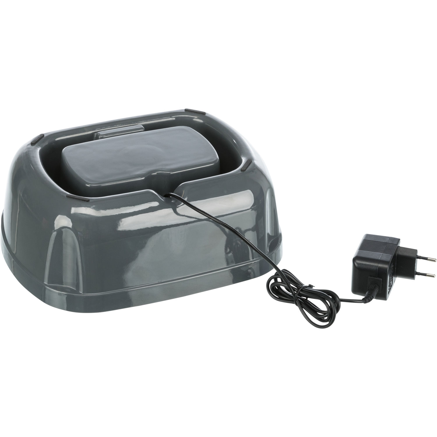 Fuente Polygon, melamina, 2.5 l/28 × 11 × 22 cm, Gris/Blanco - Imagen 6