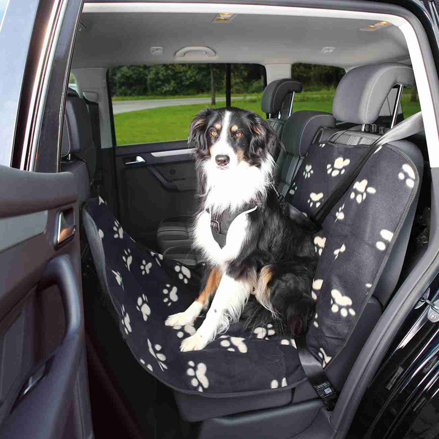 Funda Asiento Coche, 0.65 x 1.45 m, Negro-Beige - Imagen 2