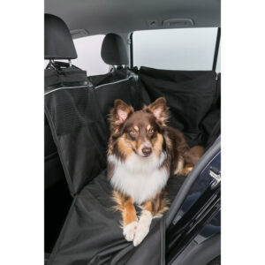 Funda Protectora Asientos Coche con partes laterales, divisible , Negro, 1,55 × 1,30 m