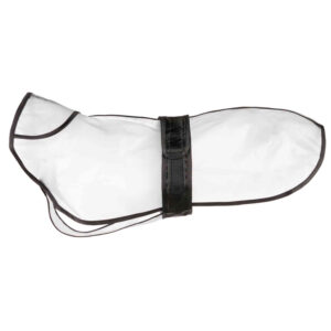 Impermeable Tarbes, PVC, S, 42 cm, Transparente-borde Negro