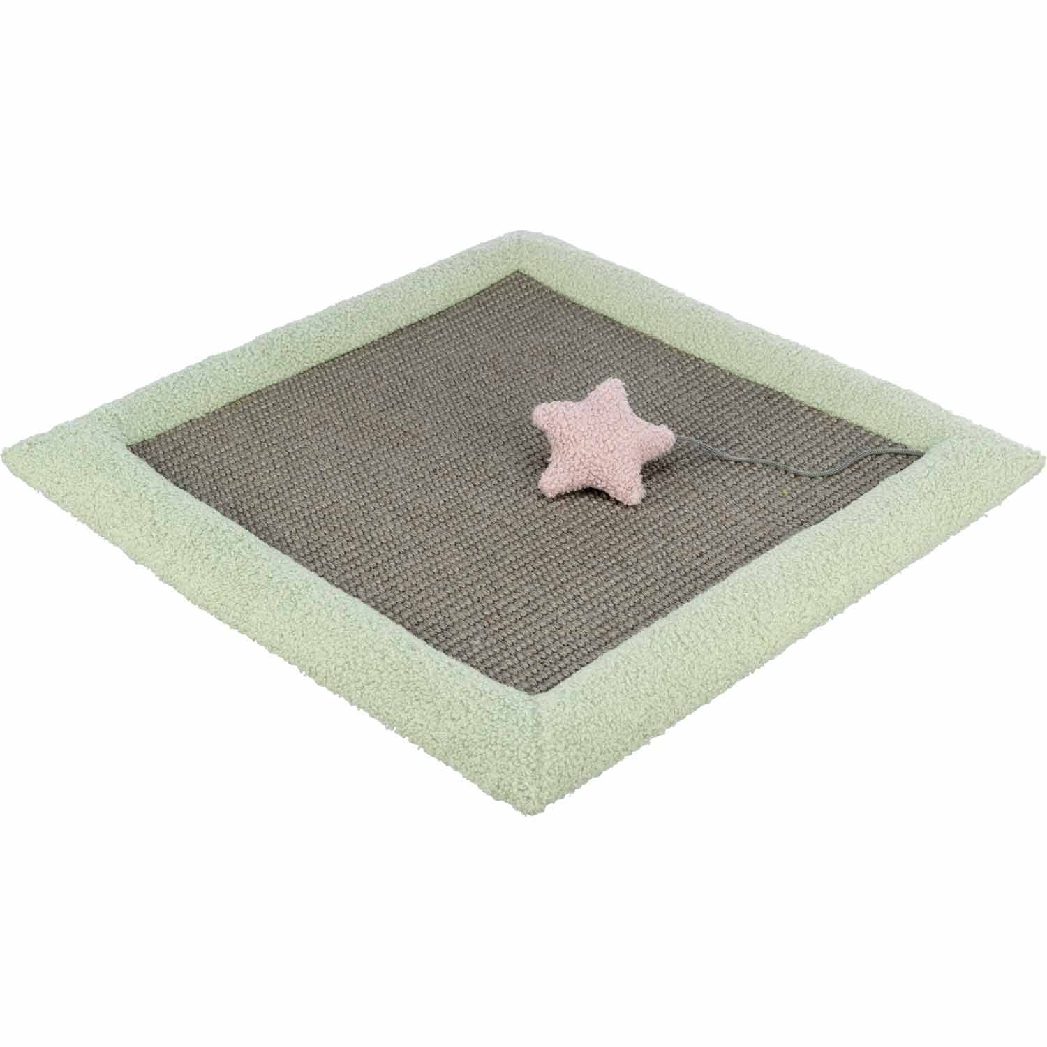 Junior Alfombrilla Rascadora, gris/menta, 47 x 47 cm - Imagen 2