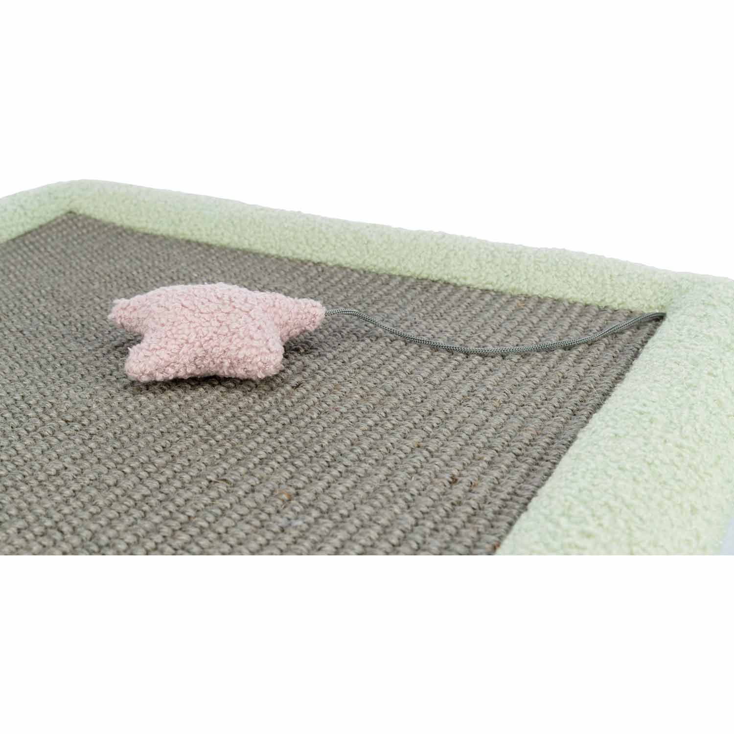 Junior Alfombrilla Rascadora, gris/menta, 47 x 47 cm - Imagen 5
