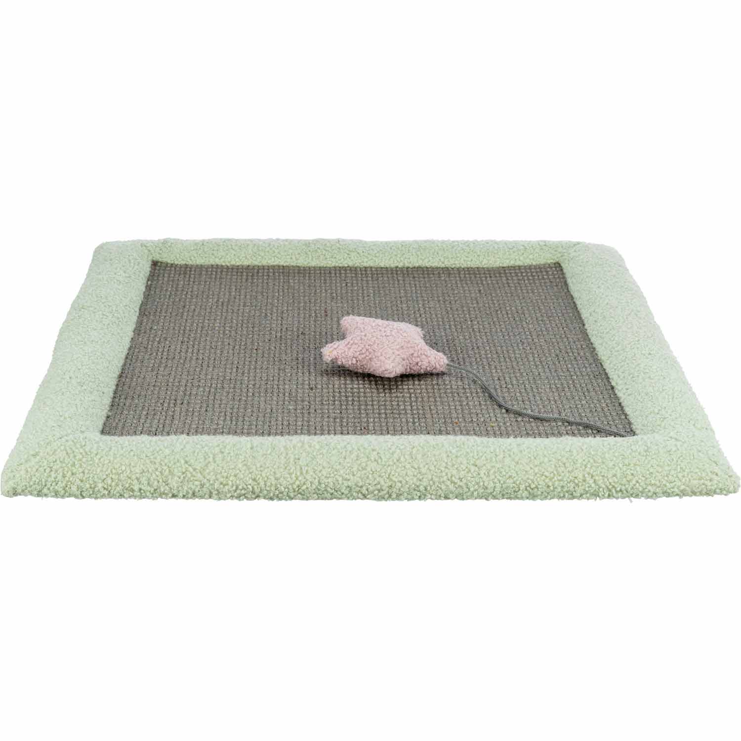 Junior Alfombrilla Rascadora, gris/menta, 47 x 47 cm