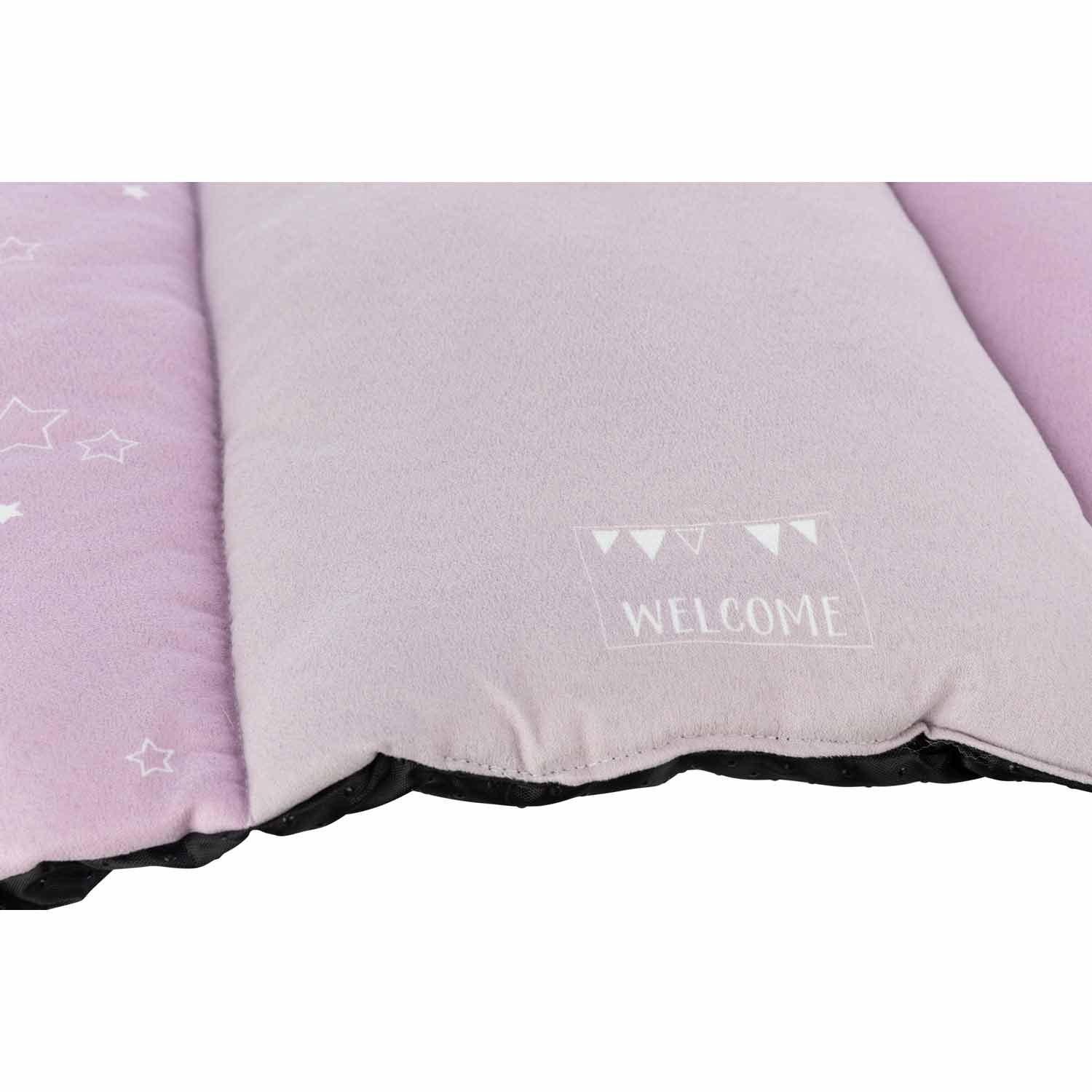 Junior Colchoneta Patchwork, menta/lila/rosa, 68 x 62 cm - Imagen 5