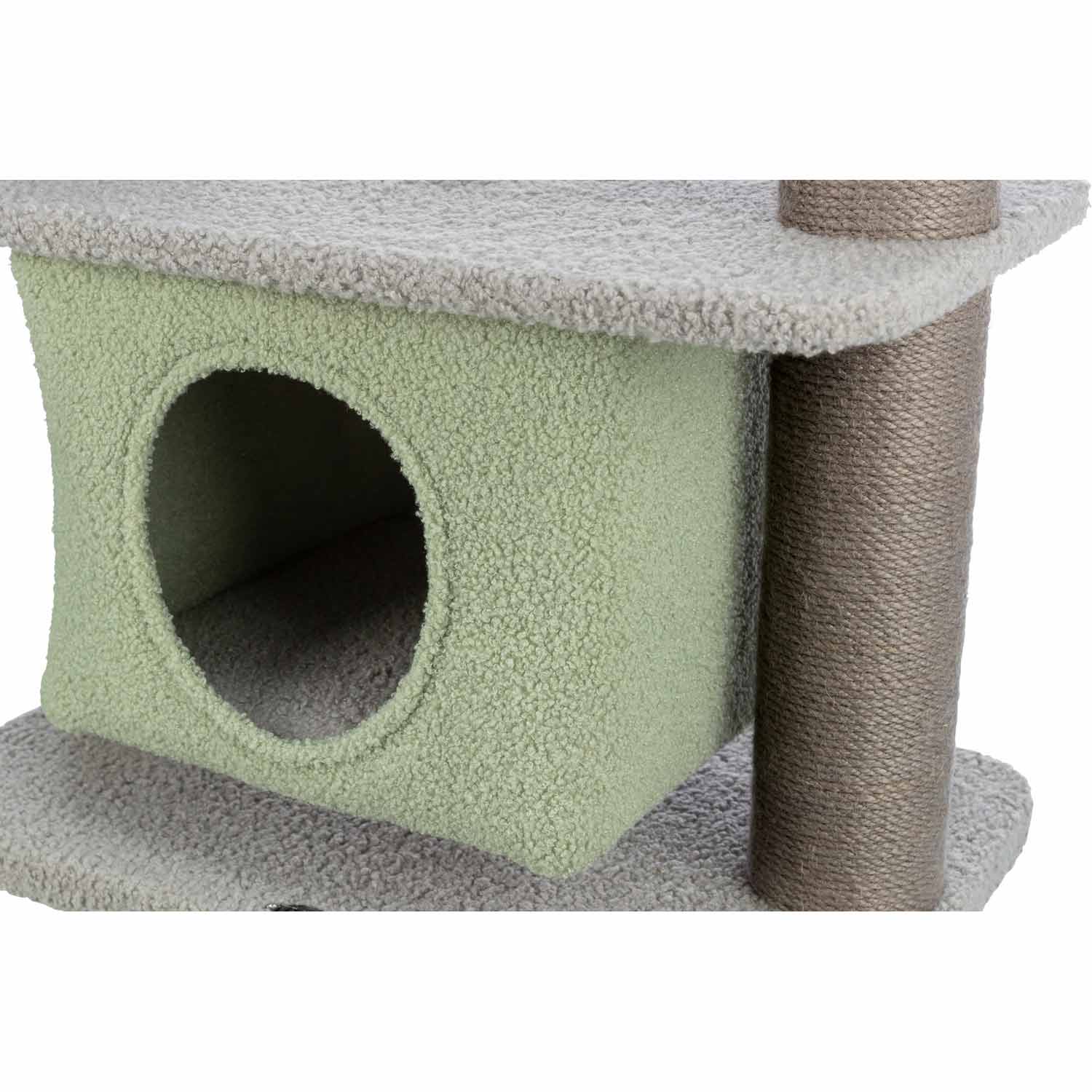 Junior Poste Rascador Lunito, gris/menta, 71 cm - Imagen 4