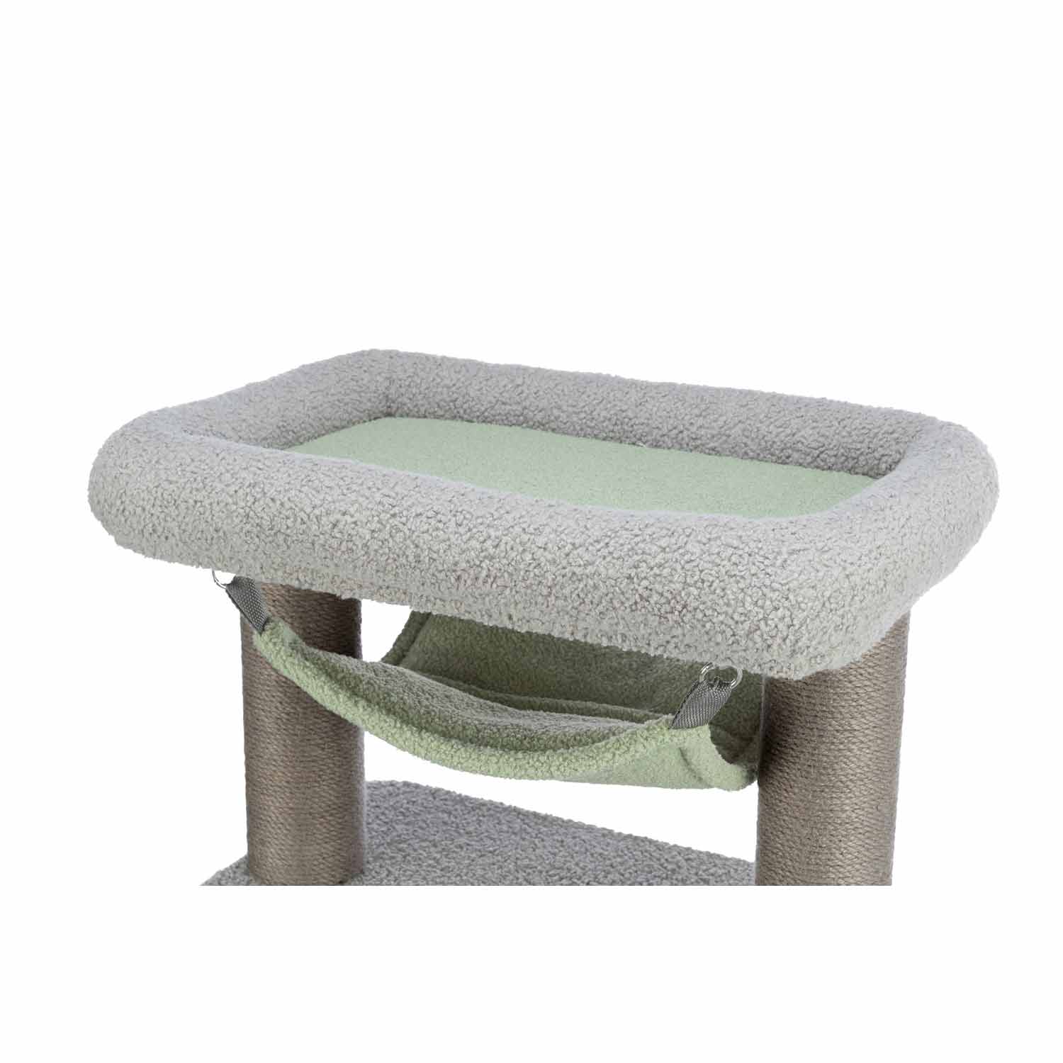 Junior Poste Rascador Lunito, gris/menta, 71 cm - Imagen 6