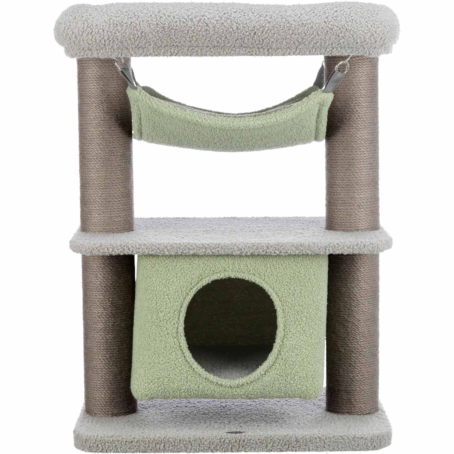 Junior Poste Rascador Lunito, gris/menta, 71 cm