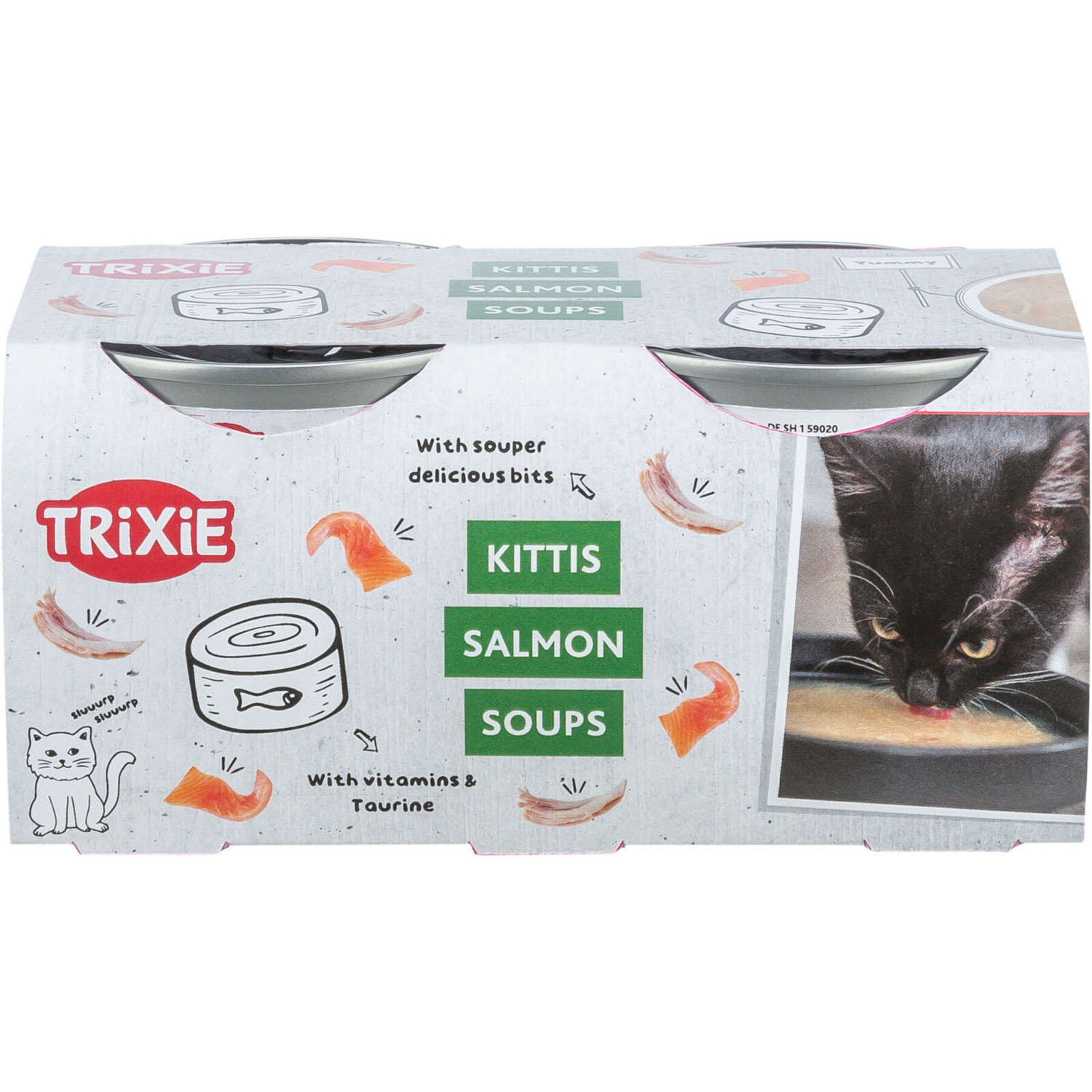 Kittis Salmon Soup, 4 × 80 g - Imagen 2