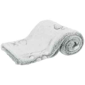 Manta Nando, 75 × 50 cm, Gris claro
