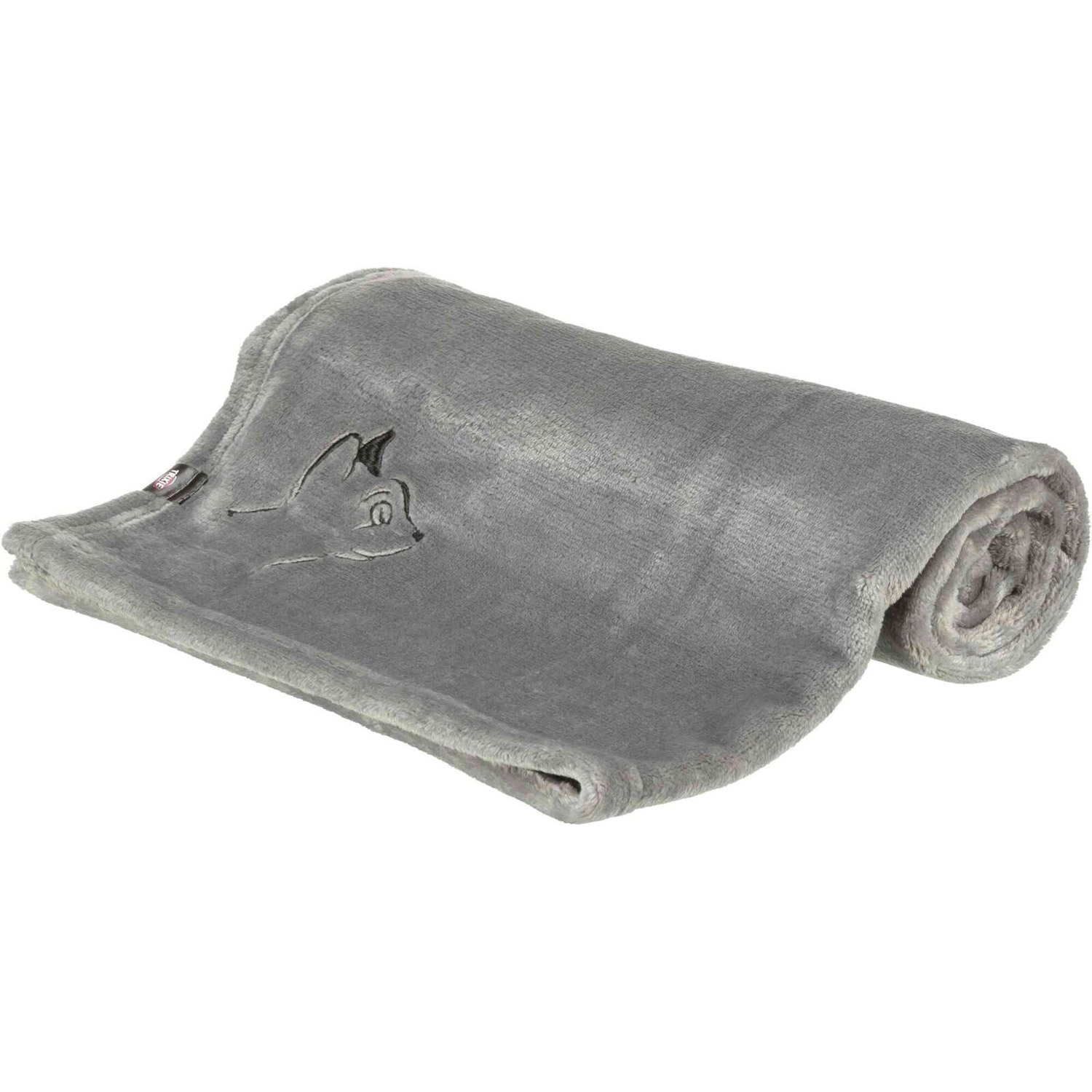 Manta Nilay, felpa, 70 × 50 cm, gris