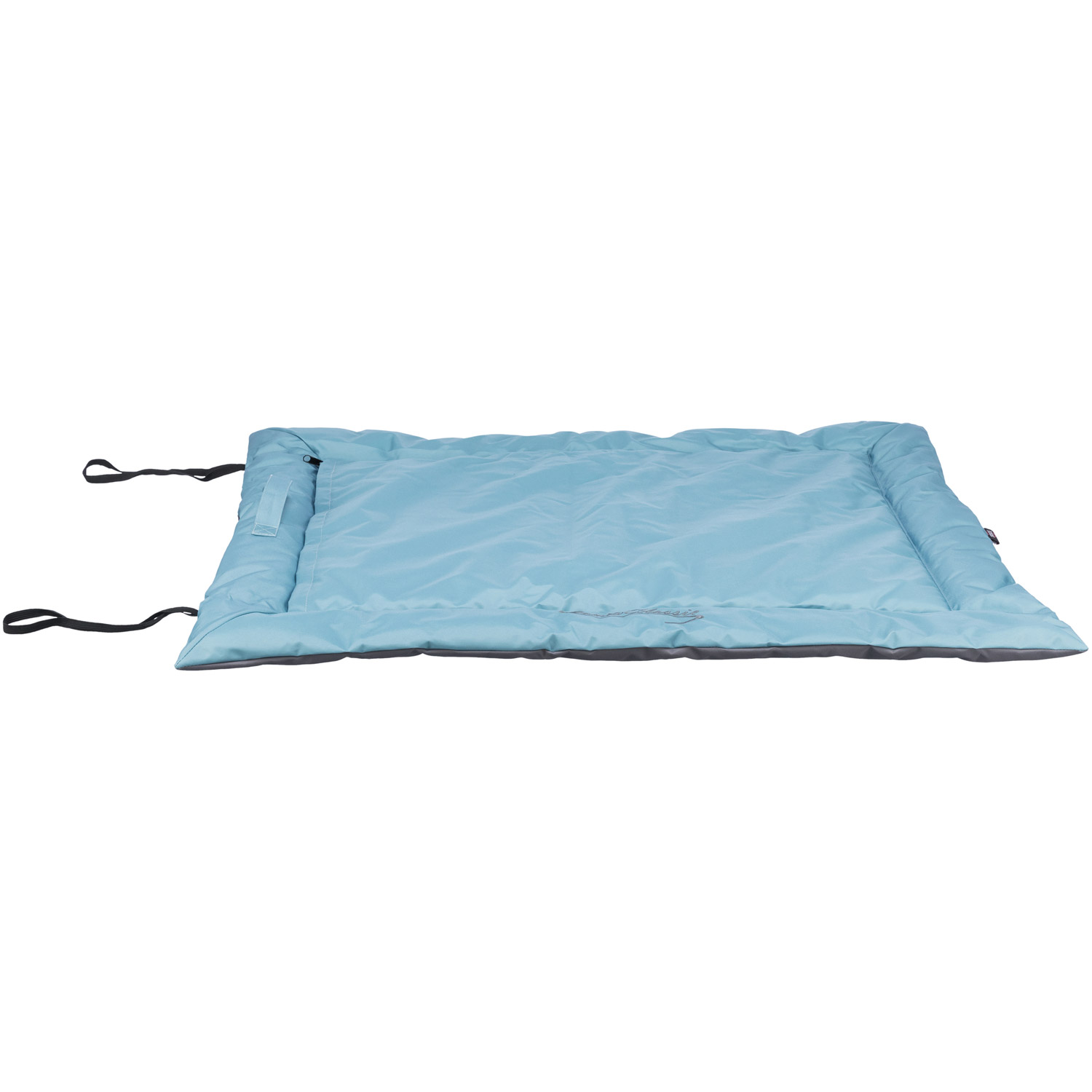 Manta Viaje Samoa Classic, Azul hielo/Gris, 85 × 70 cm - Imagen 4