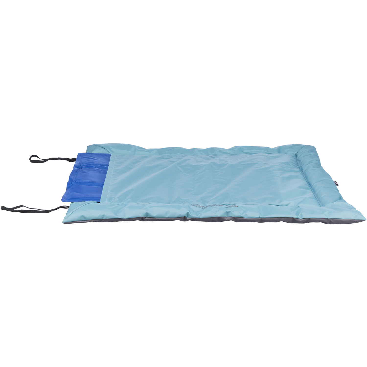 Manta Viaje Samoa Classic, Azul hielo/Gris, 85 × 70 cm - Imagen 5