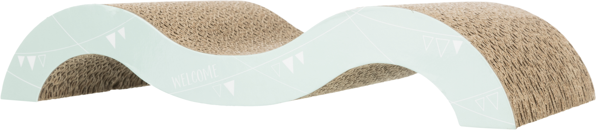 Onda rascadora JUNIOR, 38 × 7 × 18 cm, Lila Claro/Menta - Imagen 2