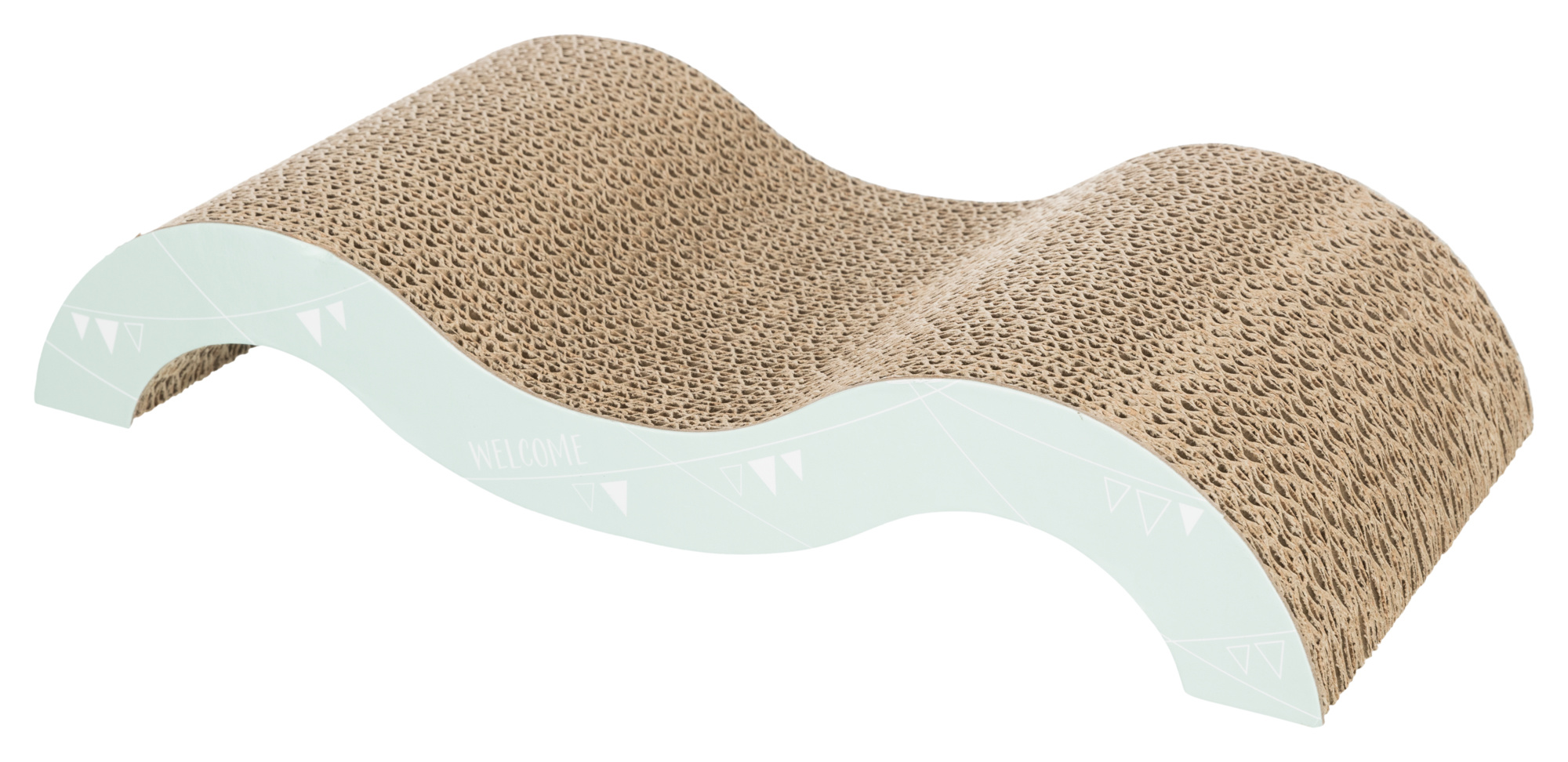 Onda rascadora JUNIOR, 38 × 7 × 18 cm, Lila Claro/Menta - Imagen 3