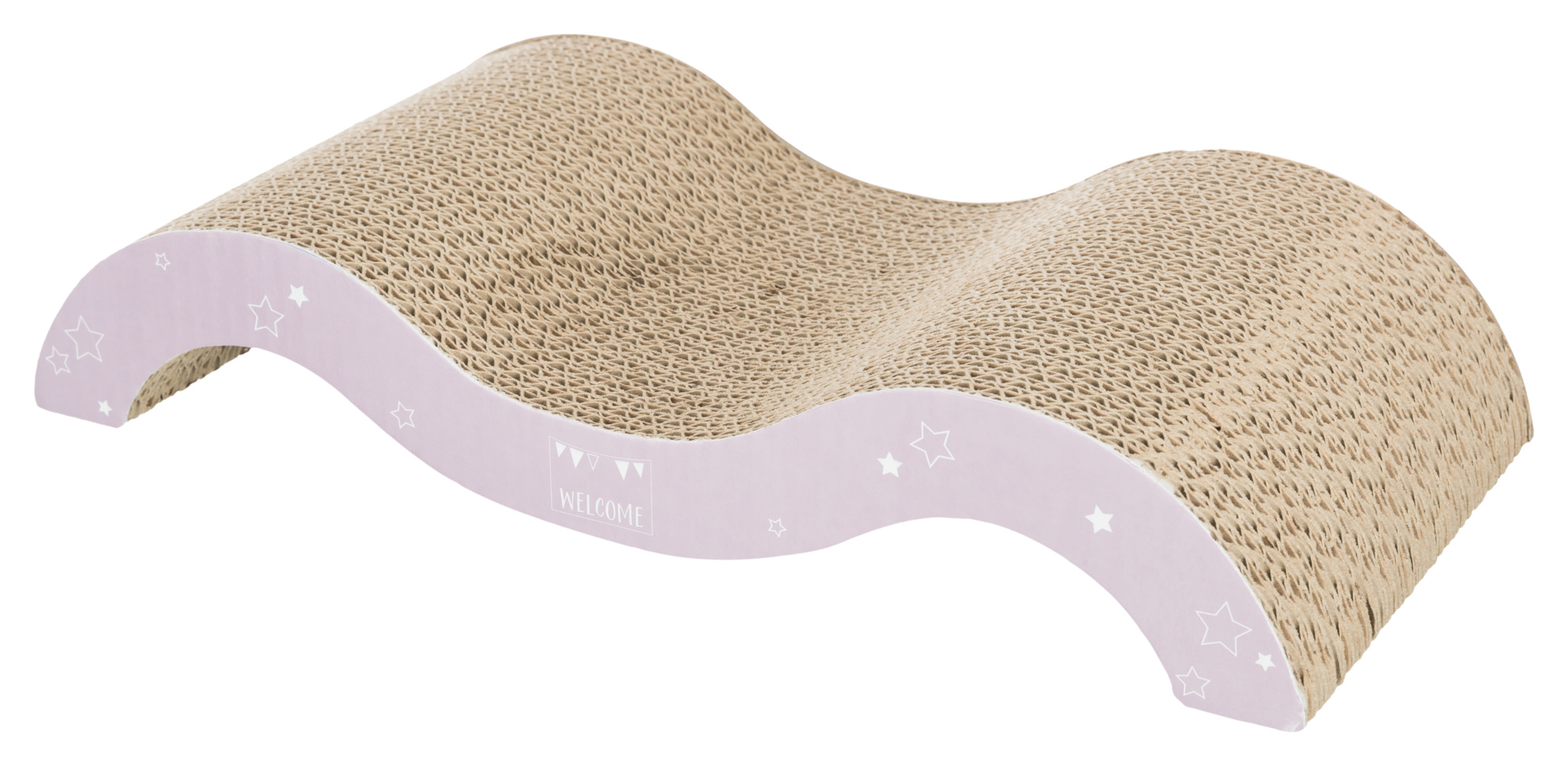 Onda rascadora JUNIOR, 38 × 7 × 18 cm, Lila Claro/Menta - Imagen 4