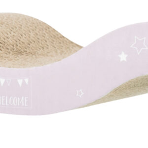 Onda rascadora JUNIOR, 38 × 7 × 18 cm, Lila Claro/Menta