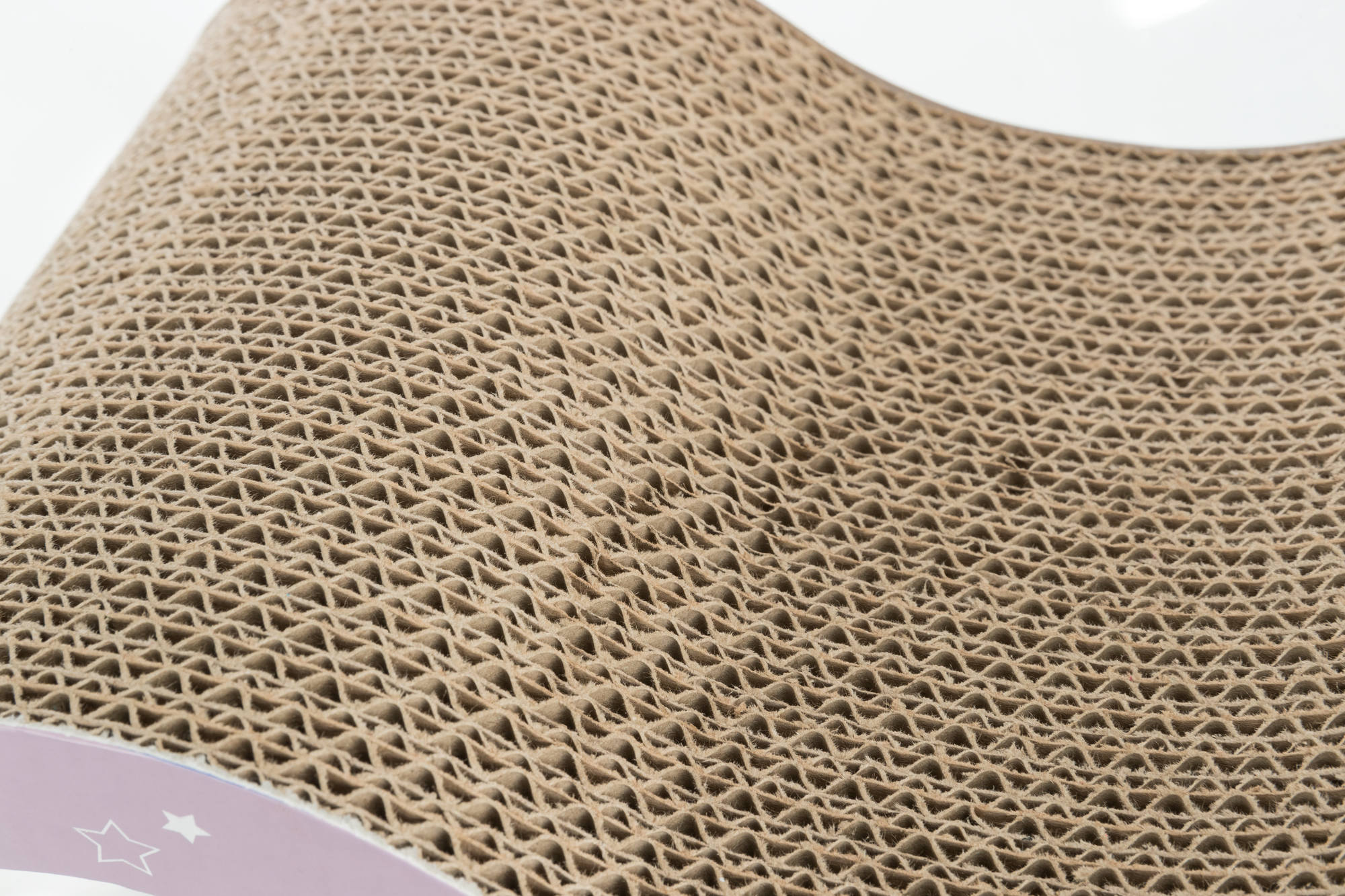 Onda rascadora JUNIOR, 38 × 7 × 18 cm, Lila Claro/Menta - Imagen 5