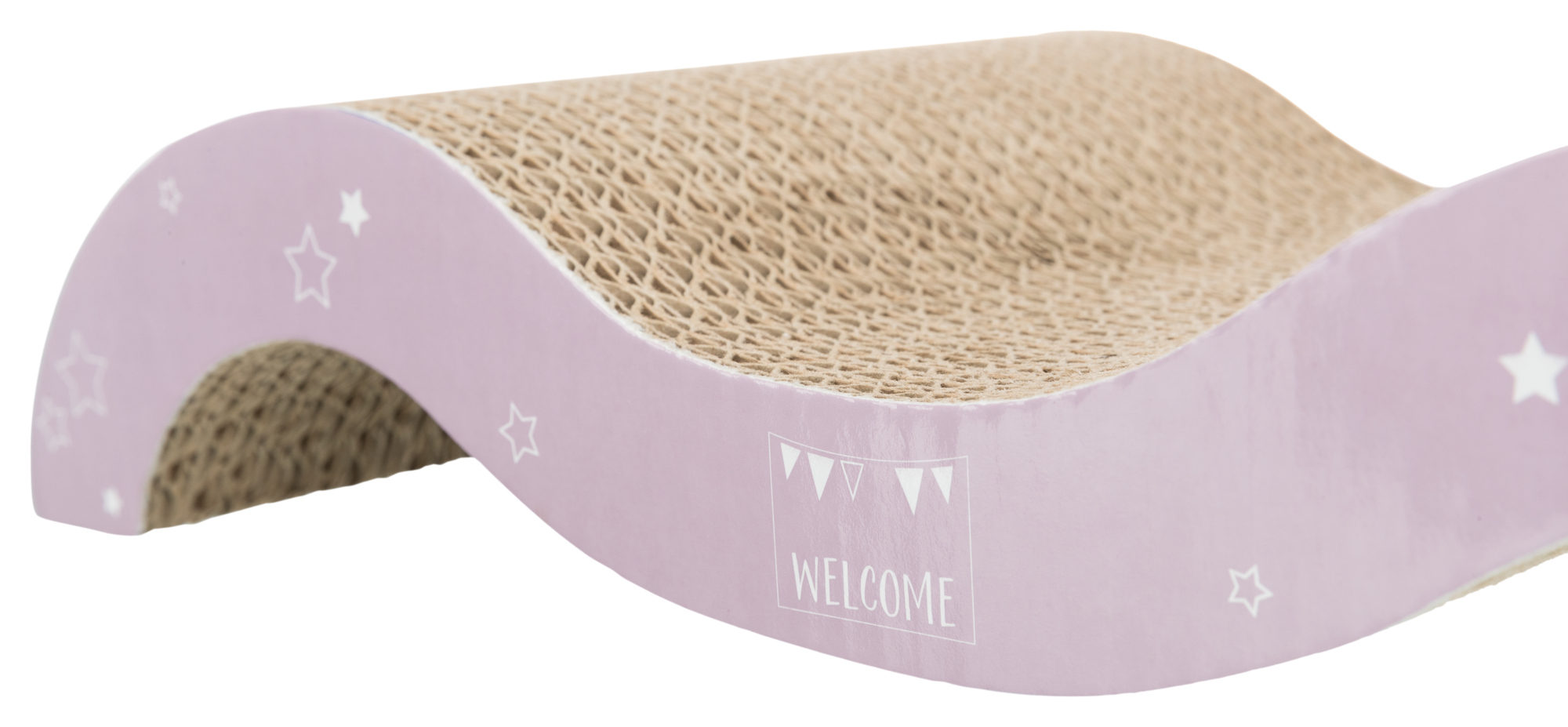 Onda rascadora JUNIOR, 38 × 7 × 18 cm, Lila Claro/Menta - Imagen 6