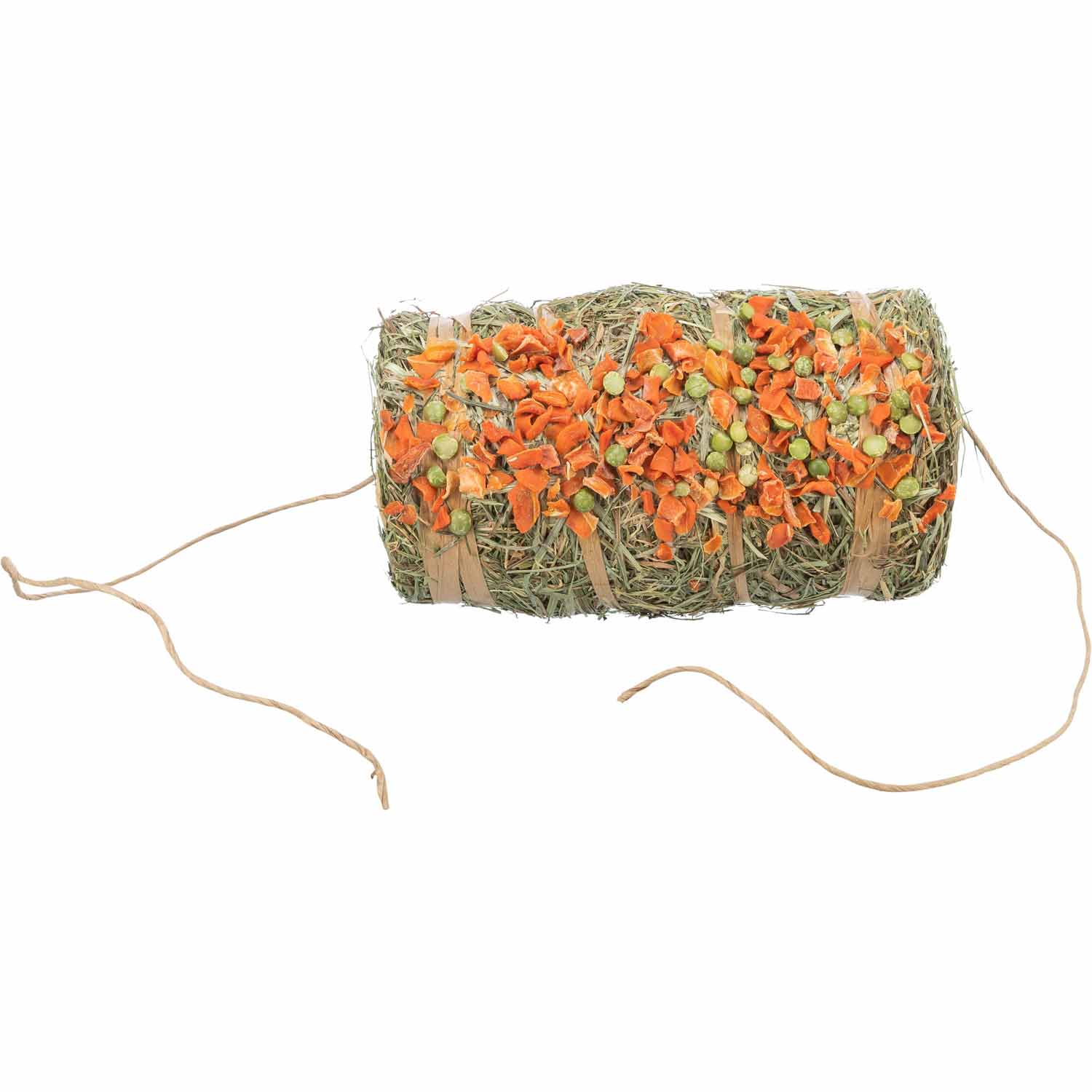 Péndulo de heno para colgar con guisante y zanahoria, 250 g - Imagen 2