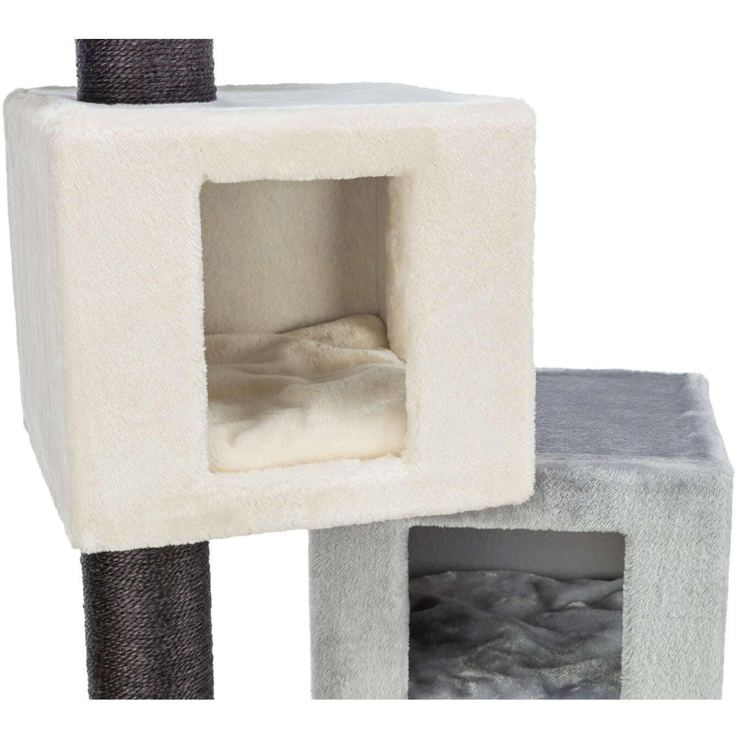 Poste Rascador Enzo, 156 cm, Crema/Gris/Negro - Imagen 4