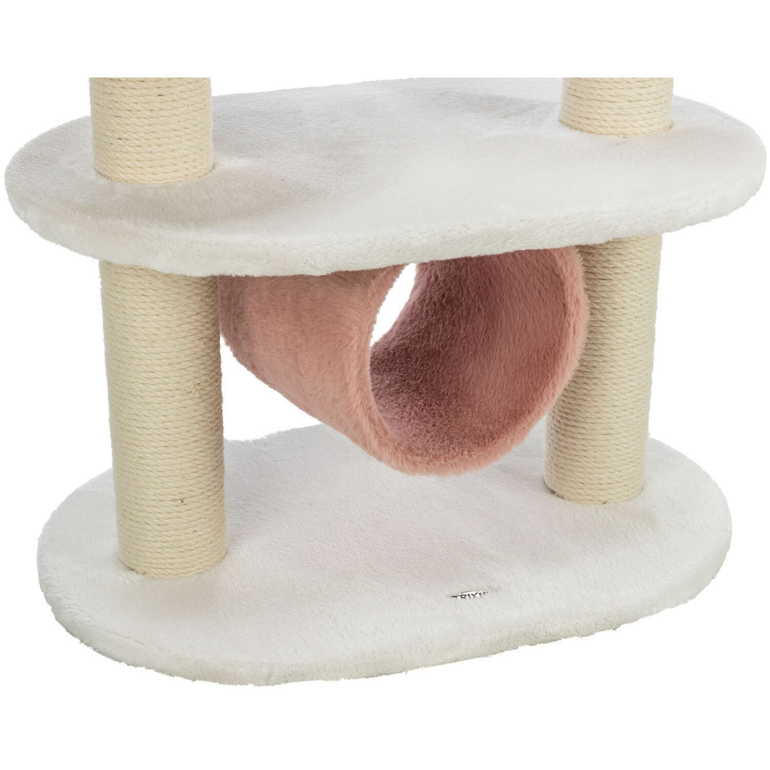 Poste Rascador Isabella, 70 cm, Blanco/Rosa - Imagen 2