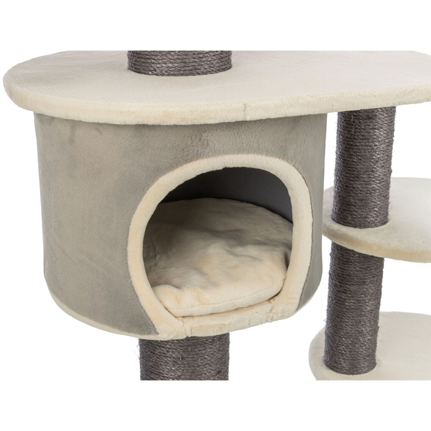 Poste Rascador Marcello, 140 cm, Gris - Imagen 5