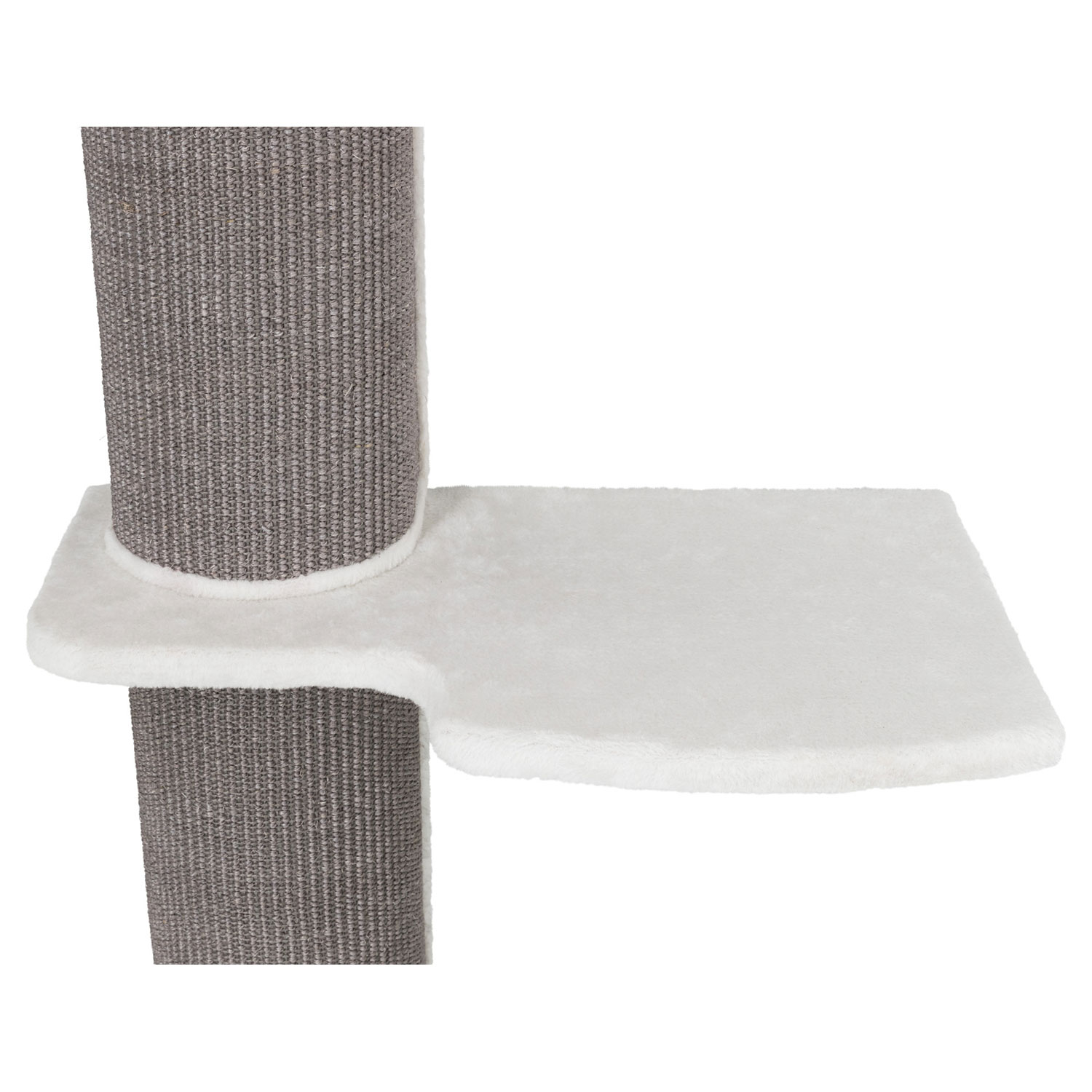 Poste Rascador Acadia para Sujeción a la Pared, 160 cm, gris - Imagen 4