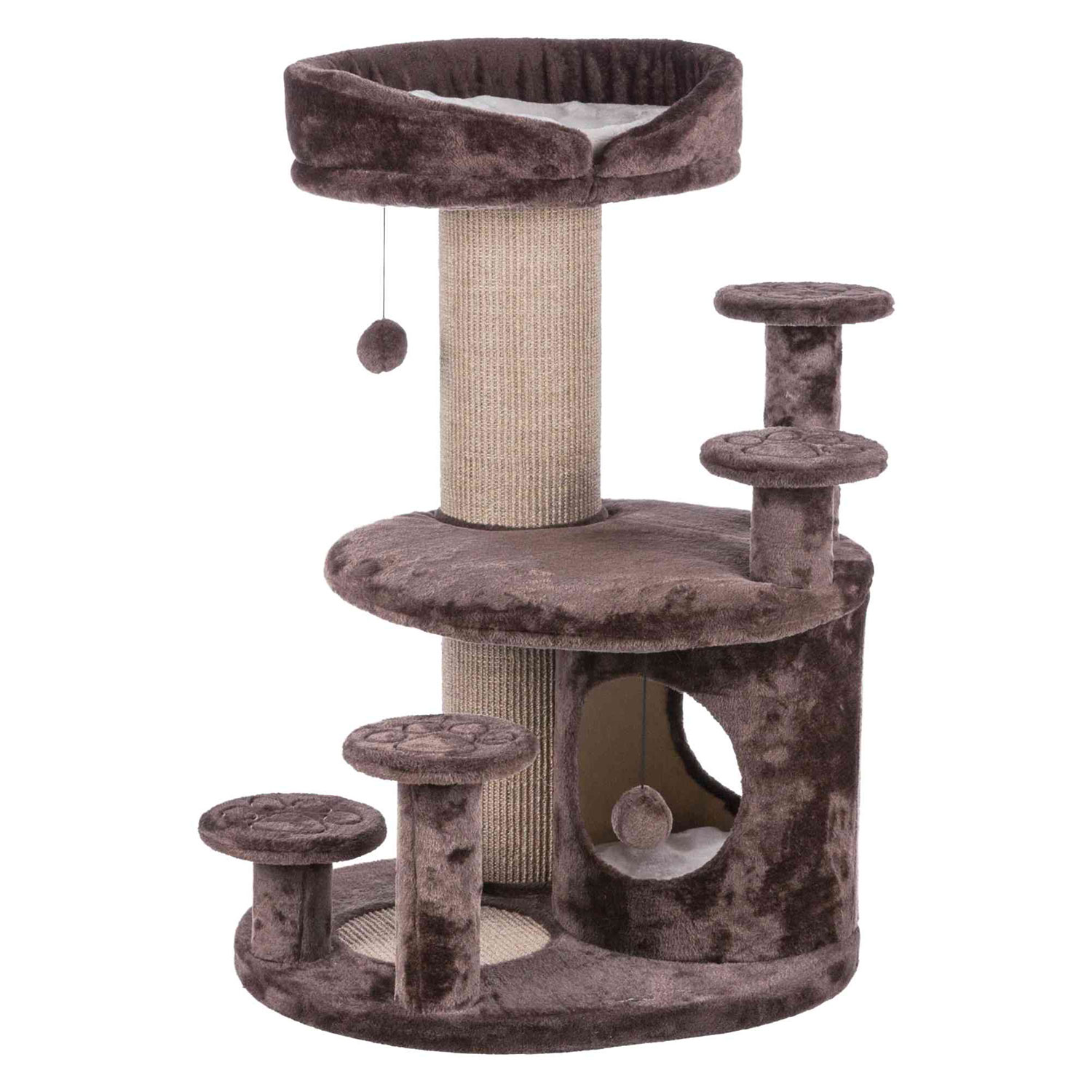 Poste Rascador Emil, Gatos Mayores, 96 cm, Marrón - Imagen 4