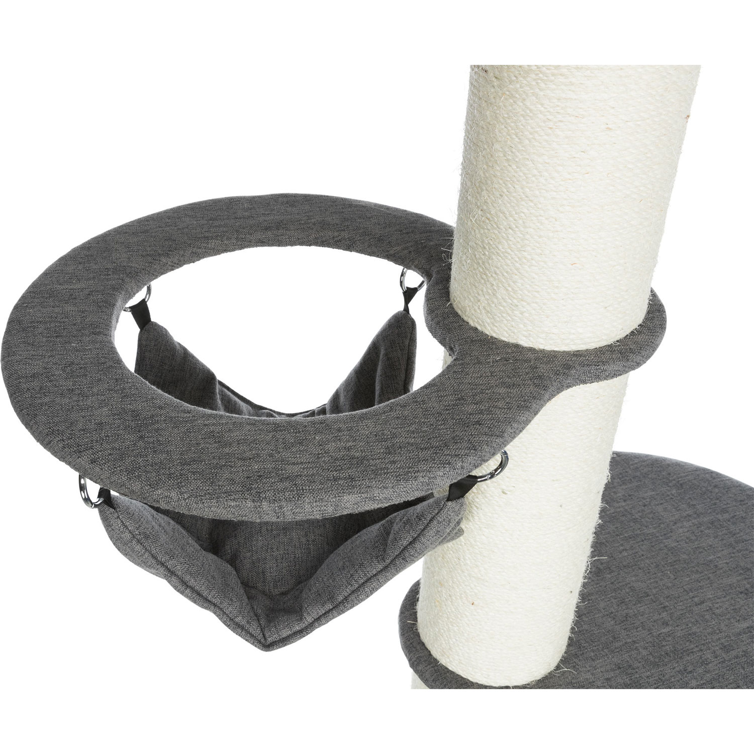 Poste Rascador Fidele XXL, del suelo al techo, 220–250 cm, Gris - Imagen 3