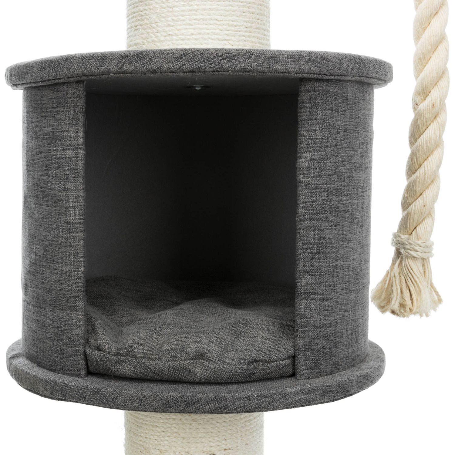Poste Rascador Fidele XXL, del suelo al techo, 220–250 cm, Gris - Imagen 5