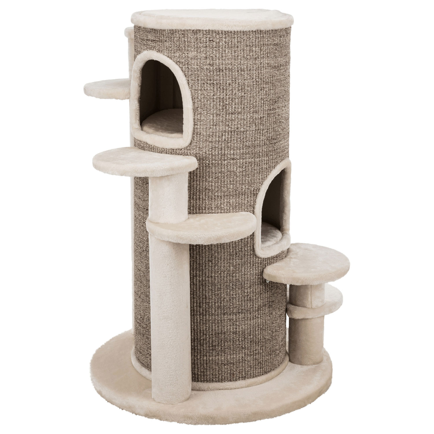 Poste Rascador Oskar XXL, 114 cm, Crema-Marrón moteado - Imagen 2