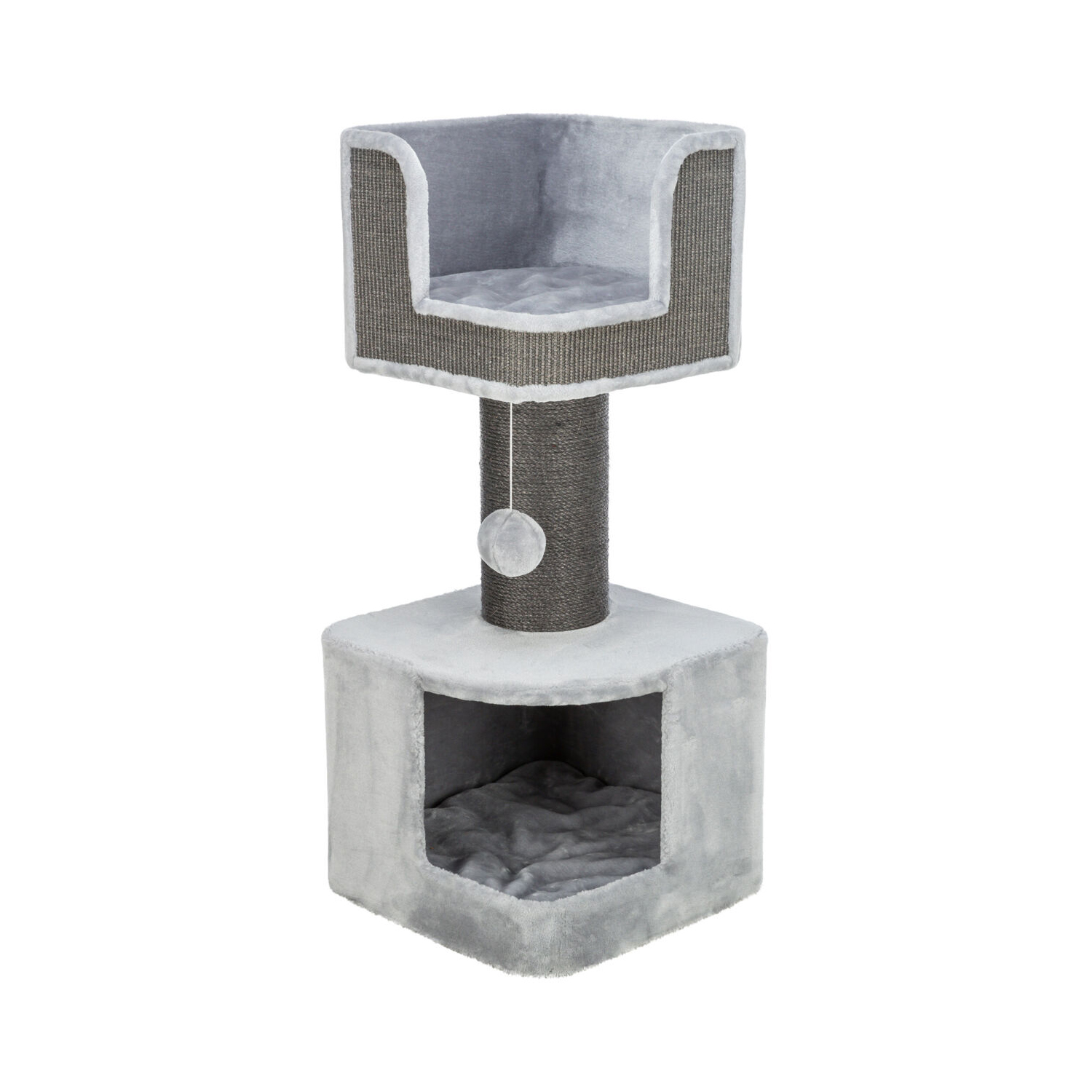 Poste Rascador XXL Ava II, 112 cm, gris - Imagen 2